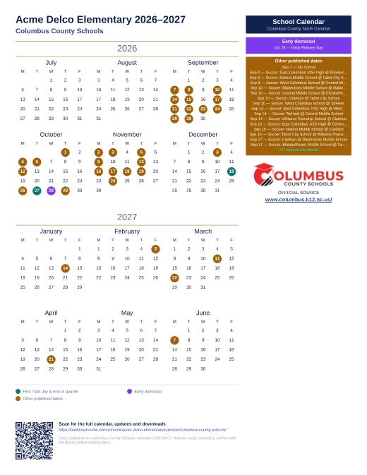 Columbus County Schools preview