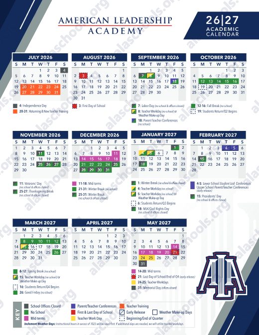 2026-2027 Calendar preview