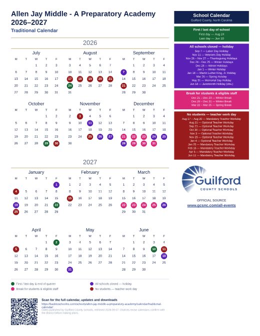 Traditional Calendar preview