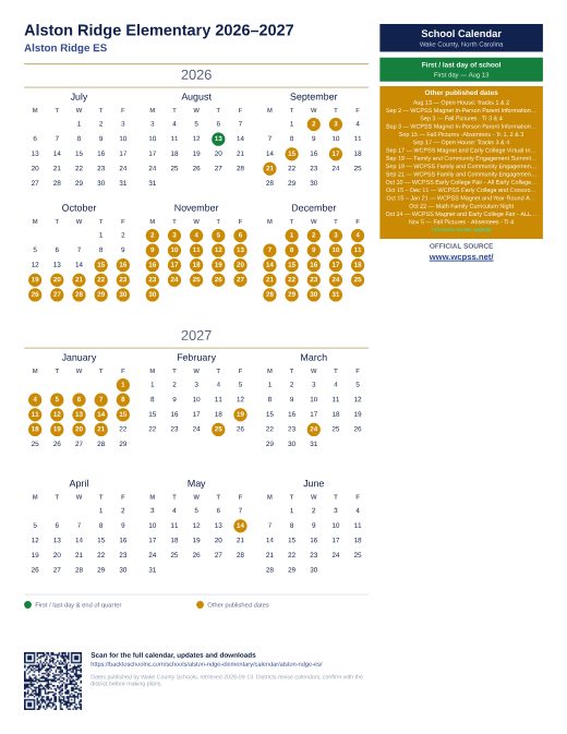 Alston Ridge ES preview
