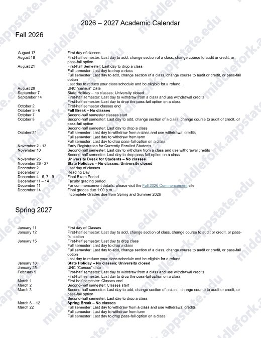 2026-2027 Calendar preview