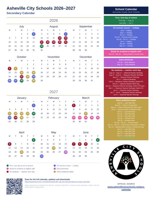 Secondary Calendar preview