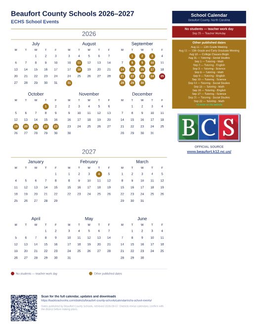 ECHS School Events preview