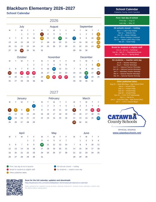 School Calendar preview