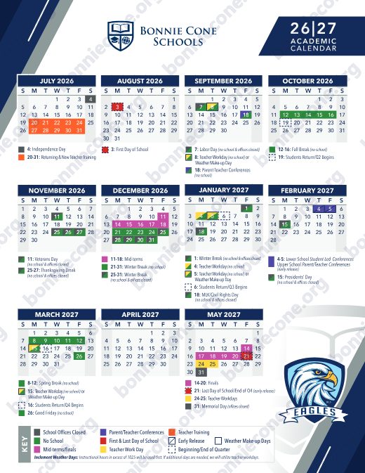 2026-27 Academic Calendar preview