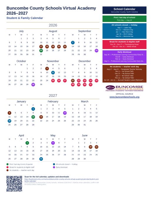 Student & Family Calendar preview