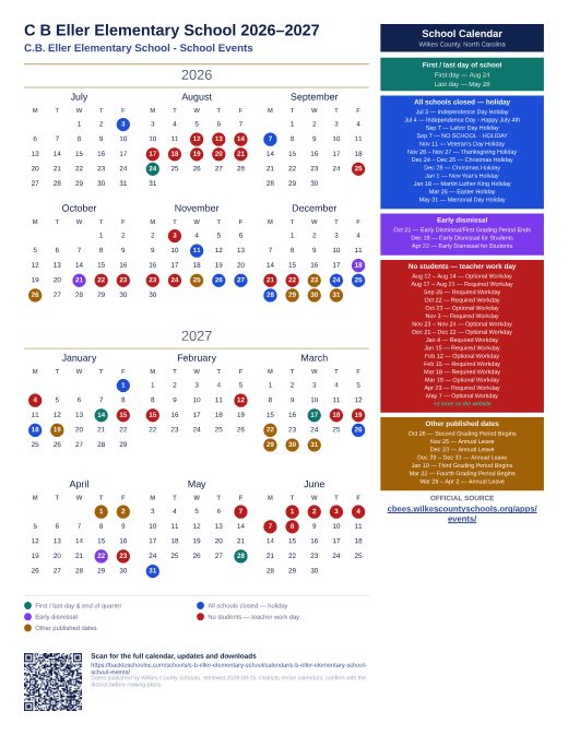 C.B. Eller Elementary School - School Events preview