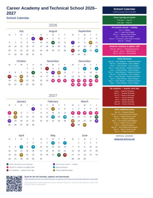 School Calendar preview