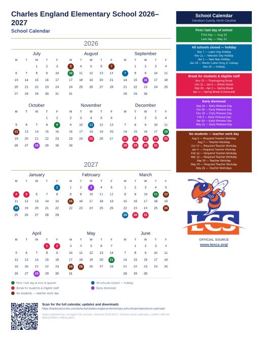 School Calendar preview
