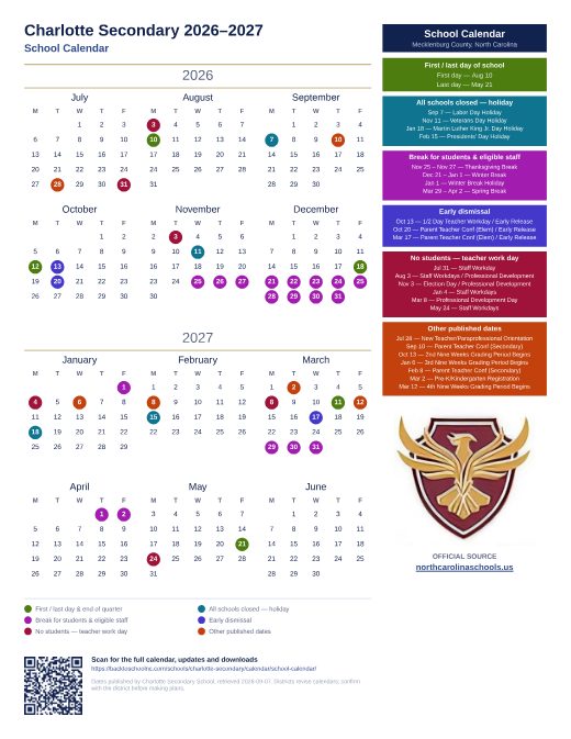 School Calendar preview