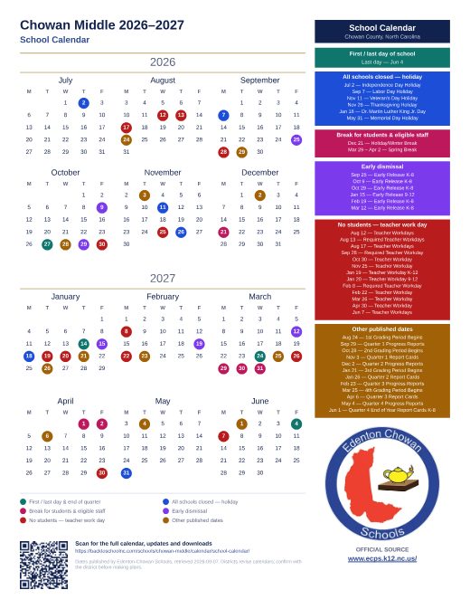 School Calendar preview