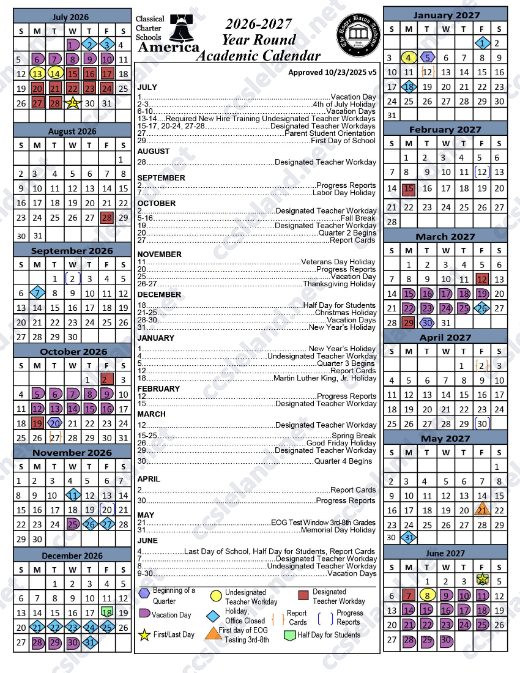 2026-2027 Calendar preview