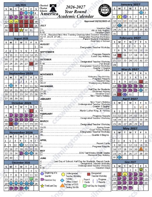 2026-2027 Calendar preview