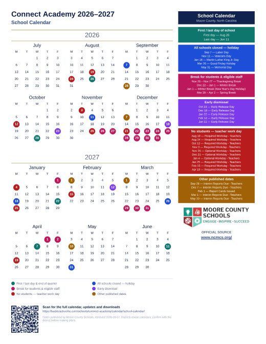 School Calendar preview