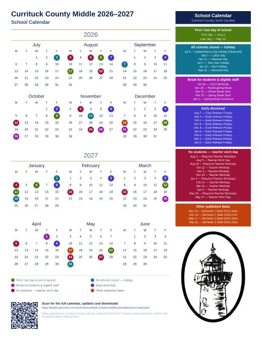 School Calendar preview