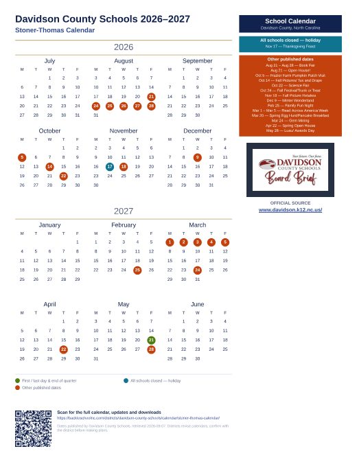 Stoner-Thomas Calendar preview