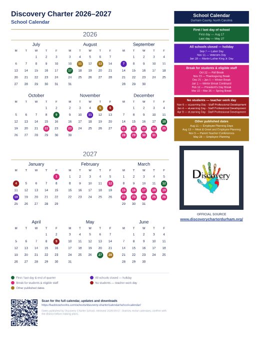 School Calendar preview