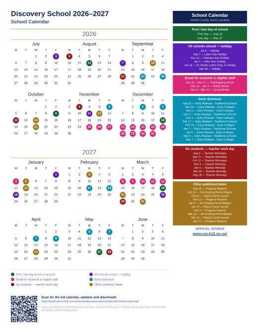 School Calendar preview