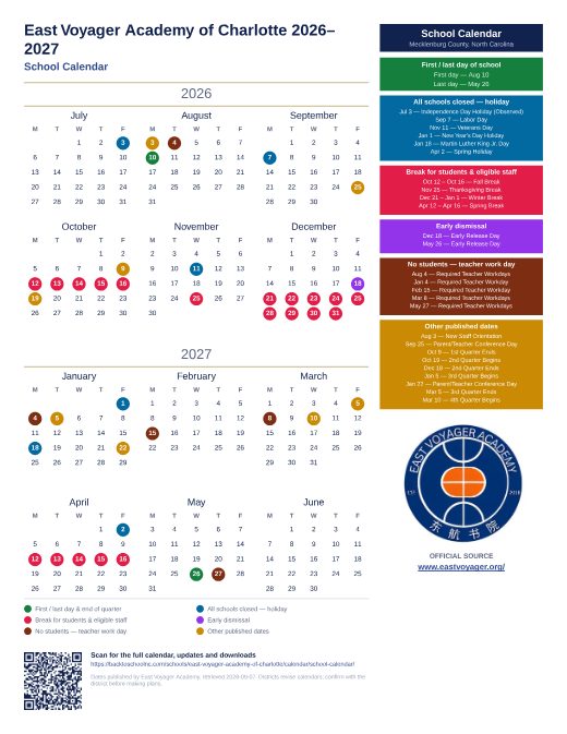 School Calendar preview