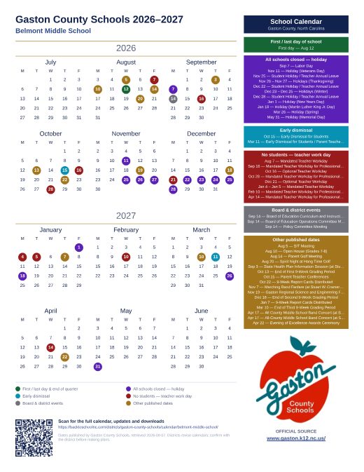 Belmont Middle School preview