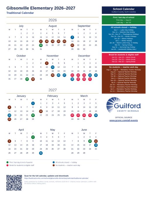 Traditional Calendar preview