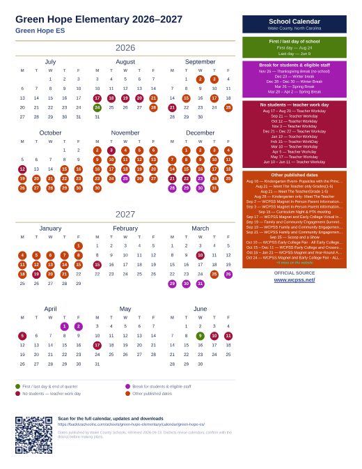Green Hope ES preview