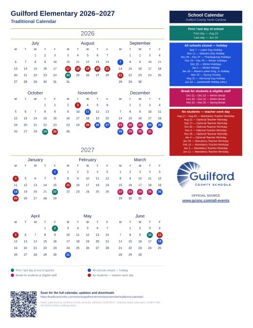 Traditional Calendar preview