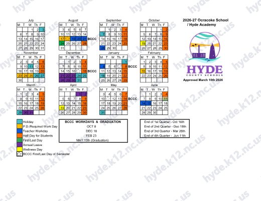 2026-2027 Calendar preview
