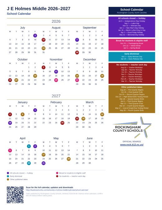 School Calendar preview
