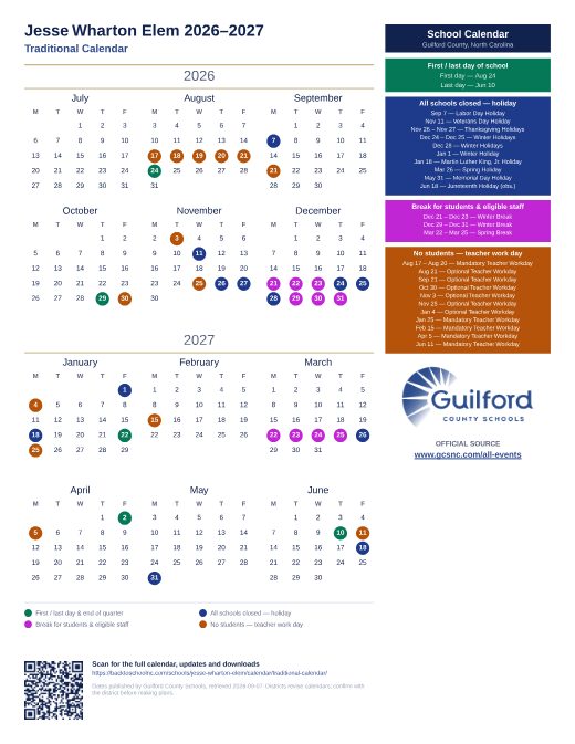 Traditional Calendar preview