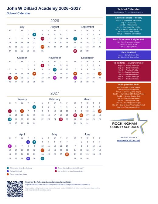 School Calendar preview