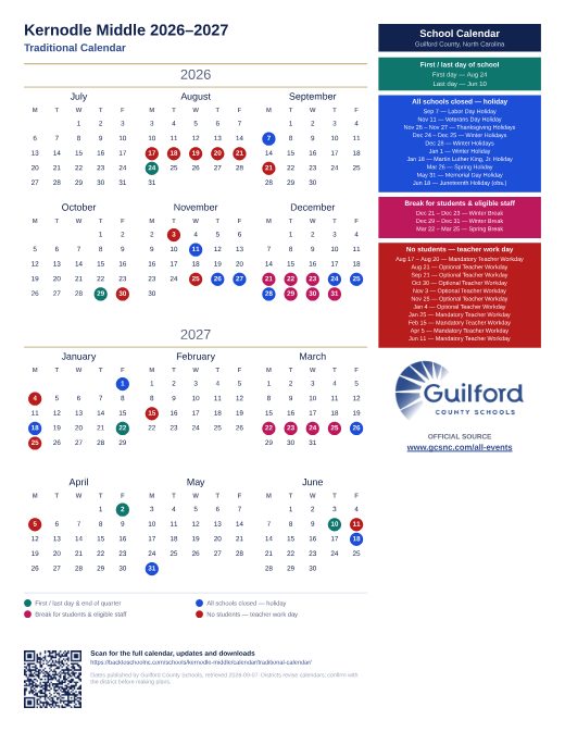 Traditional Calendar preview