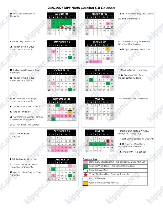 2026-2027 Calendar preview