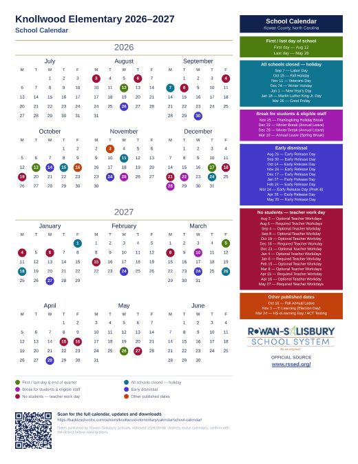 School Calendar preview