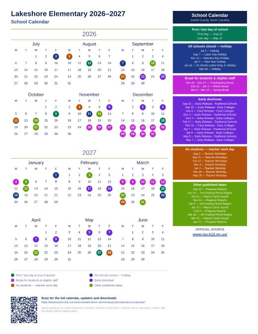 School Calendar preview