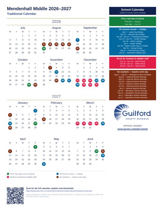 Traditional Calendar preview
