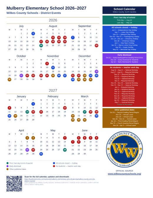 Wilkes County Schools - District Events preview