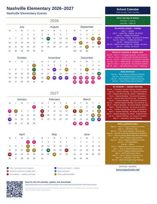 Nashville Elementary Events preview