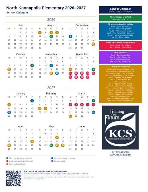 School Calendar preview