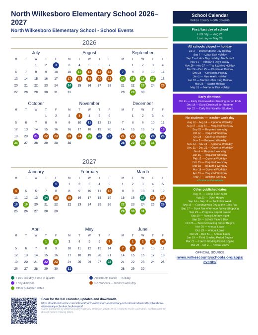North Wilkesboro Elementary School - School Events preview