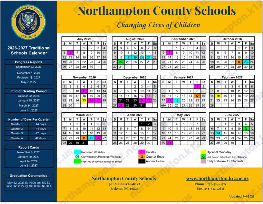 2026-2027 Calendar preview