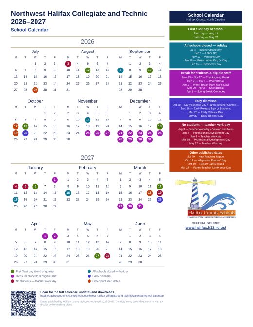 School Calendar preview