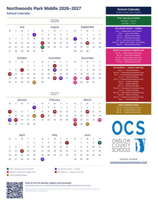 School Calendar preview