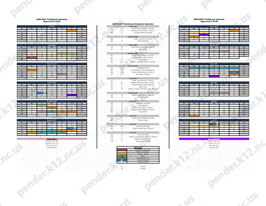 2026-2027 Calendar preview