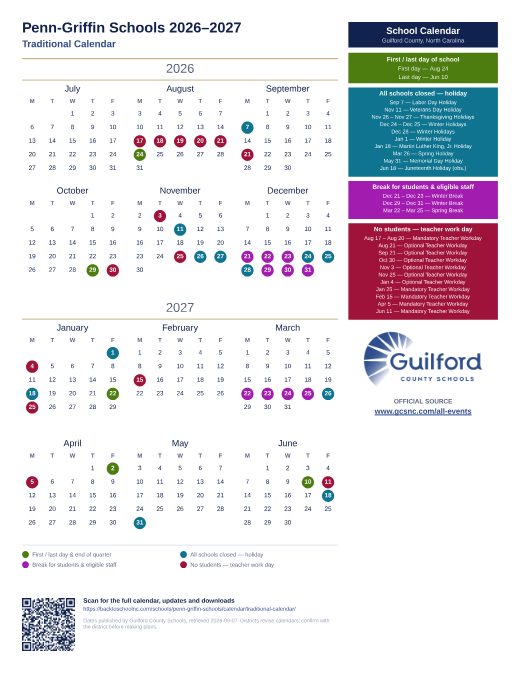 Traditional Calendar preview