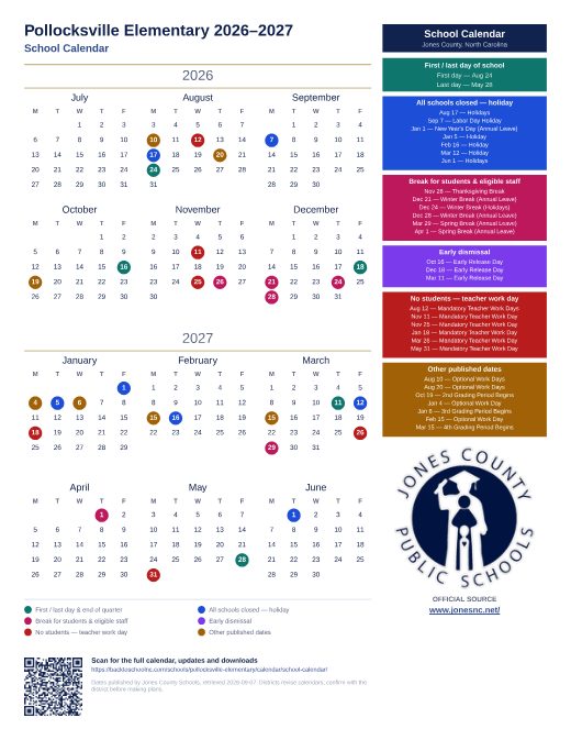 School Calendar preview