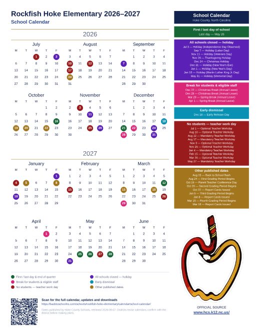 School Calendar preview