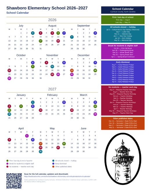 School Calendar preview