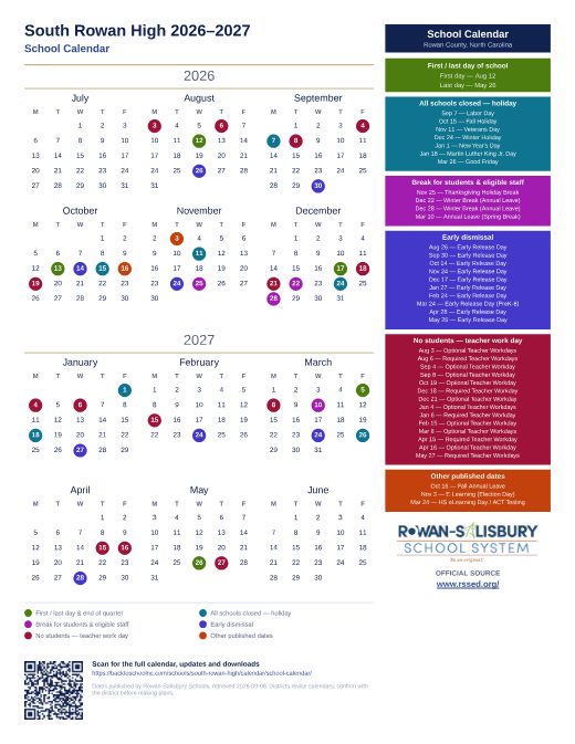 School Calendar preview