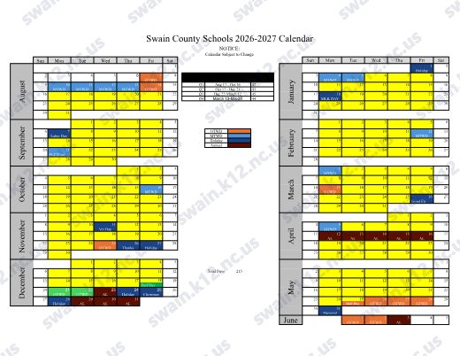 2026-2027 Calendar preview